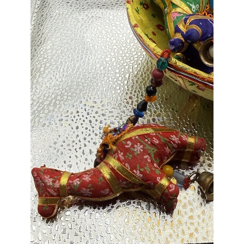 Indian Camel Umbrella Mobile Wall Hanging Puppets Boho Home Decor